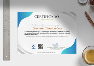 Certificado do Curso de Adestramento Canino